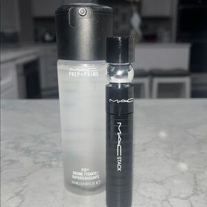 MAC Cosmetics Stack Black Mascara & Prep + Prime Fix + New